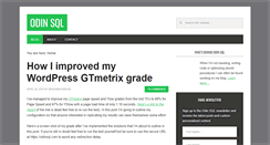 Desktop Screenshot of odinsql.com